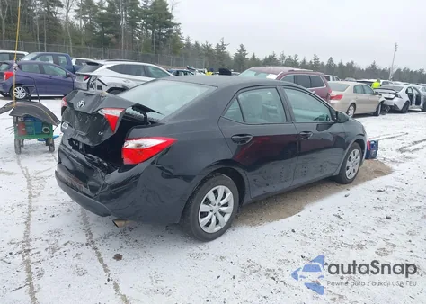 2015 Toyota Corolla Le z USA, uszkodzony, nr VIN 2T1BURHE0FC277912